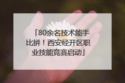 80余名技术能手比拼！西安经开区职业技能竞赛启动
