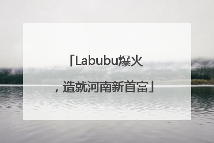 Labubu爆火，造就河南新首富